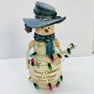 Birch Hearts Merry Christmas Happy and New Year Snowman Pavilion Gift Company
